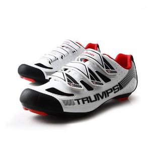 Homens Ciclismo Sapatos MTB Ultraleve Profissional Estrada Bicicleta Bicicleta De Carbono Mountain Biking Flat SpD Sneakers Esportes Calçado ao ar livre