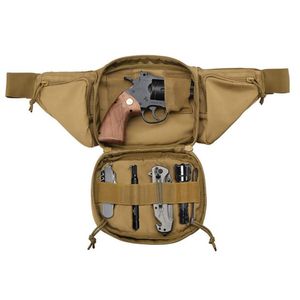 Taktische Waffenkoffer verborgener Pistolenbeutel Tragen Taille Tasche Multifunktions Fanny Pack Holster Magazine Telefon Outdoor Bags