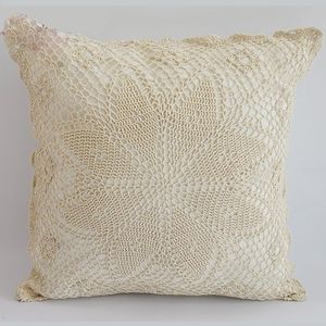 Cushion/Decorative Pillow Embroidered Boho Cushion Cover HANDMADE Case For Safa Home Bedroom Weave PillowCase Decorative 45X45