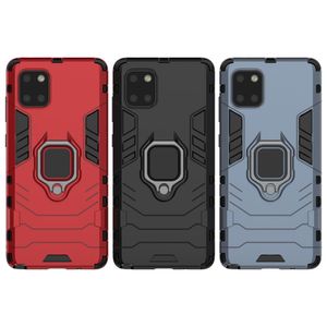 iPhone 11 12 13 14 Pro Max XR 7 8 Samsung S21 S20の頑丈な頑丈な電話ケース20 dualレイヤービルトイン360金属回転リングキックスタンド付き保護カバー