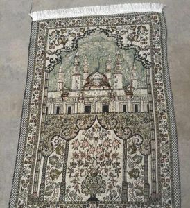 NEWIslamic Muslim Prayer Mat Salat Musallah Prayer Rug Tapis Carpet Tapete Banheiro Islamic Praying Mat 70*110cm by sea RRE12829