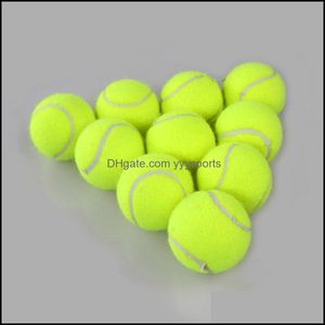 Wholesale yellow tennis balls for sale - Group buy Racquet Outdoors Sports Yellow Balls Tournament Outdoor Fun Cricket Beach Dog Sport Training Tennis Ball For Sale Drop Delivery Nn2Z8