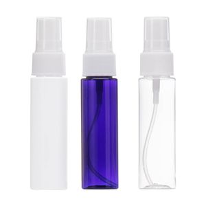10st 30ml Rensa plastsprayfyllningsbara parfymflaskor PET Atomizer Tom kosmetisk behållare