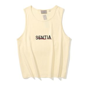 Toppar ny designer mens t skjortor stylist sommartryck bokstäver lös modemärke trend lyxiga slitage kvinnans tank top