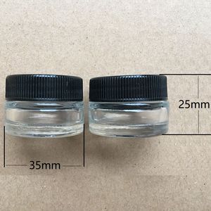 パッケージングボトル3ml 5ml濃縮ワックスジャーノンスティック5g 3gダブガラスジャーボックスコンテナパッケージ