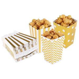 Present Wrap Popcorn Boxes Paper Party Candy Box Container kartong för hållare Grad Bucket Top Open Bowl Circus Carnival Theatre MovieGift