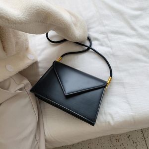 Jin Mantang 2021 Designer Messenger-väska i PU-läder Enfärgad handväska för kvinnor