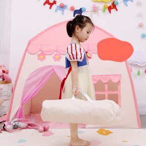 Tenda infantil Jogar Little Flower House 420D Princesa Castelo Indoor e Outdoor Item