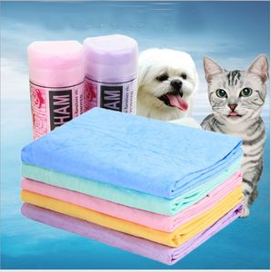 Piccolo 43 * 32 * 0,2 cm Asciugamano super assorbente ad asciugatura rapida per animali domestici Lavabile in lavatrice Adatto per pacchetto di fusti in plastica per cani e gatti
