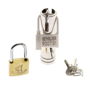 NXYSm bondage Faithful Chastity Device Key Safe Holder Prevent Cheating Keyholder Game BDSM Slave Training Male and Female Sexy Toy 1126