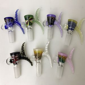 Auf Lager Heady Glass Bowls 14mm Male Joint OD 25cm 7 Styles Bowl Oil Dab Rigs Smoking Accessories For Water Pipes Tobacco Smoke Accessory