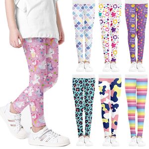 27 stili estate bambini leggings collant ragazze stampa collant bambini fiori stampa pantaloni M3890