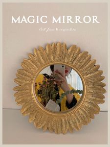 Espelhos American Retro Menvestle Mirror Bedroom Porch Corredor Parede pendurada decorativa