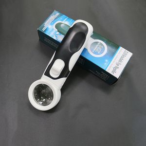 16X 37mm Microscope Double Lenses Detachable Type Magnifier with 2 LED Lamps Reading Glass Handhold Magnifiers Gift Loupe Glasses