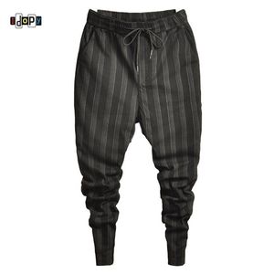 Idiopia Moda Mens Tendência Stretchy Harem Jeans Drawstring Confortante Confortável Confortável Calças Calças Costas para Masculino 210716