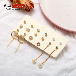 Wholesale vintage wedding sets resale online - Stud Fashion Statement Circle Tassel Earrings Set For Women Vintage Wedding Party Bridal Fringed Jewelry Gift Pairs