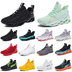 Moda Yüksek Kaliteli Erkekler Koşu Ayakkabıları Nefes Aracı Trainer Kurt Grays Tur Sarı Üçlü Beyazlar Haki Yeşil Işık Kahverengi Bronz Mens Açık Spor Sneakers