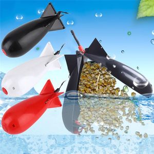 Carp Fishing Rocket Feeder Large Small Spod Bomb Float Lure Bait Holder 2 Size Pellet Rockets Feeders Posizione Gear Accessori 612 Z2