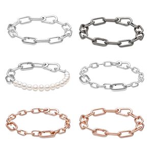 Se encaixa em pulseira de pulseira de prata esterlina Pandora Bracelete pêra de pulseira feminino de miçangas para charme europeu Chain Fashion Jewelry Diy