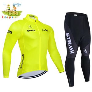 Summer Child Bike Clothing Boys Cycling Jersey Set Breathable Quick Dry Children Long Adorable Suit Racing Sets
