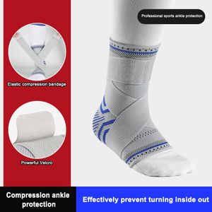 Ankle Support 1pc Anti Skid Sports Brace Compression Strap Elastic Weave Sleeves Foot Protective Bandage Gym Fitness