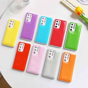 Cute Candy Color Anti Stres Fidget Zabawki Przypadki do Huawei P40 Pro Mate 30 P 40 Pro Pop Press Miękkie silikonowe pokrywa Odporna na wstrząsy Funda