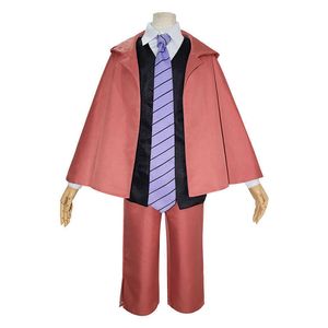 Anime Bungo Stray Dogs Cosplay Kostymer Ranpo Edogawa Kostymdetektiv Uniforms Halloween Party Game Bungou Y0913