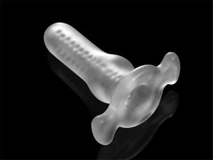 Cavo anale Plug Silicone Dildo Penis Girth Enhancer Ingrandisci il dispositivo di masturbazione dell ostruola I giocattoli del sesso degli uomini e delle donne