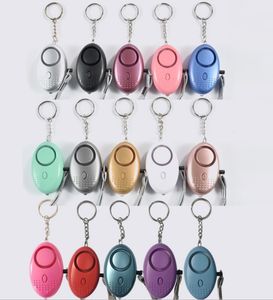 130db Egg Shape Self Defense Alarm systems Girl Women Security Protect Alert Personal Safety Scream Loud Keychain Alarms factory wholesale