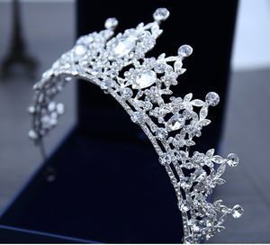 Bling Crystal Shorning Strass decorou os acessórios da cabeça de Bridal Crown Bride Bride