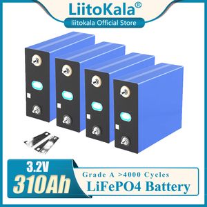 Liitokala 3.2V 310AH LifePO4 Аккумулятор DIY 12V 24V 310AH Аккумуляторная батарея для электрического автомобиля RV Solar Energy Storage System