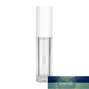 Storage Bottles & Jars 5 Pcs ML Round Plastic Milky White Lip Gloss Tube Refillable Bottle Reusable Sample Container For Lipstick Cosme