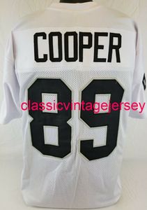 Men Women Youth Amari Cooper Custom Sewn White Football Jersey XS-5XL 6XL