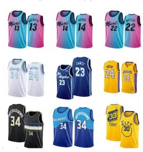 Men Dwayne 3 Wade Hot Basketball Jerseys Stephen 30 Curry 34 Antetokounmpo Kawhi Joel Embiid Simmons Jersey