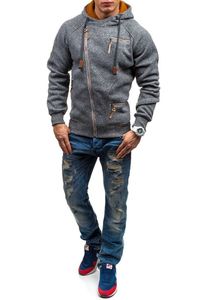 2020 Winter Zipper Men's Fleece Sweater Coat Thick Patchwork Cardigan Knitted Jackets Fashion Outwear Y0907