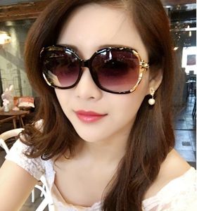 Stor Frame Square Retro Solglasögon Kvinnor 2021 Korea Style Cat Eye Ins Fashion Hipster Brand Designer UV400