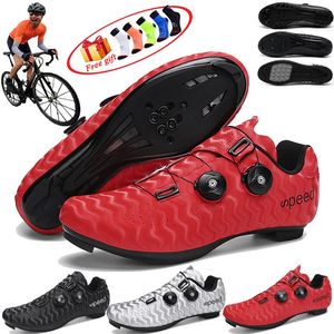 Calzature da ciclismo Le ultime scarpe da MTB da uomo SPD Strada antiscivolo Bicicletta autobloccante Sport all'aria aperta Allenamento Corsa da donna