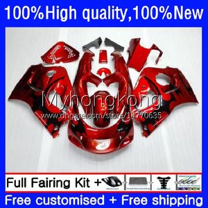 Fairings Black Flames para Suzuki SRAD GSXR 750 600 CC GSX-R750 600cc 750cc 96-00 Bodywork 16No.21 GSX-R600 GSXR600 96 97 98 99 00 GSXR750 1996 1997 1999 2000 Kit Bodys