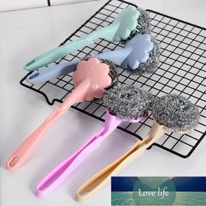 Kitchen Cleaning Brush Stainless Steel Replaceable Wire Ball Brush Kitchen Bathroom Cleaning Tools Color Random Factory price expert design Quality Latest Style