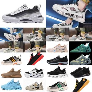 T1QR Löpskor 2021 Löpskor 87 Slip-on Outm Trainer Sneaker Bekväma Casual Mens Walking Sneakers Classic Canvas Outdoor Tenis Footwear Trainers 18