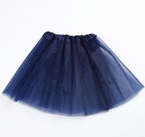 2021 Top Qualität Candy Farbe Kinder Tutus Rock Tanzkleider weiche Tutu Kleid Ballettrock 3 Schichten Kinder Pettiskirt Kleidung 10 teile/los.