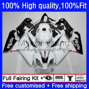 Injection Fairings For Aprilia RS-125 RS4 RSV 125 RS 125 RR 125RR RSV-125 8No.13 RSV125 RS125 R 06 07 08 09 10 11 RSV125RR 2006 2007 2008 2009 2010 2011 OEM Pearl White Body