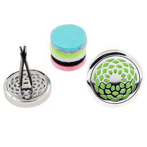 Car Perfume Diffuser Air Condiitoning Vent Clip Freshener Aromatherapy Essential Oil Diffuser with 5PCS Felt Pads free