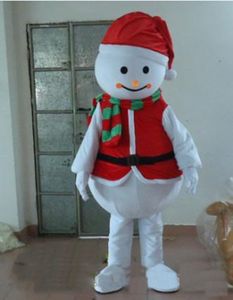 Halloween snowman Mascot Costume High Quality customize Cartoon snow man Anime theme character Adult Size Carnival Christmas Outdoor Party Outfit