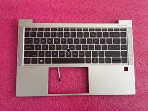 Nytt original Palmrest-hus för HP EliteBook 740 840 G7 G8 745 845 LAPTOP COVER MED US KEYBOARD M36312-001 SLIVER CASE