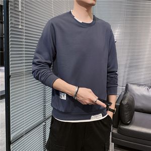 2021 Höst New Hip Hop Herr tröjan Trend Ungdom Lös kappa Långärmad T-shirt Män