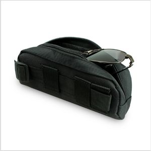 Tactical Molle Solglasögon Case Portable Solglasögon Box Förvaring Goggle Protector Outdoor Bags Q0705