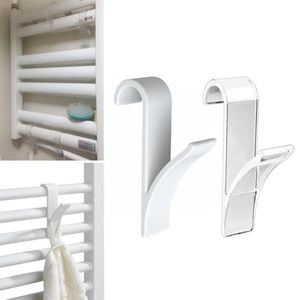 Handduksställ 5st Y Shape Hook Hanger för uppvärmd järnväg Radiator Tubular Bath Holder Storage Rack N3G3