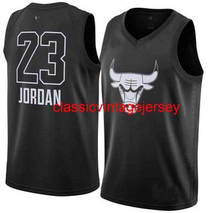 Camisa de jogo All Star Michael Swingman costurada para homens e mulheres juvenis de basquete tamanho XS-6XL