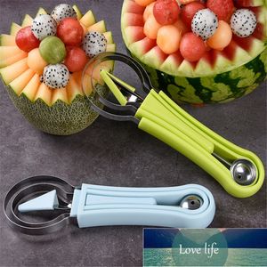 1 pz Strumenti per intagliare Frutta Scoop Anguria Gelato Scavare Cucchiaio Fai da te Scavare Cucchiaio Palla Originalità Gadget da cucina Prezzo di fabbrica Design esperto Qualità Ultimo stile